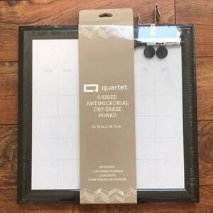 Quartet two sided anti-microbial dry erase board